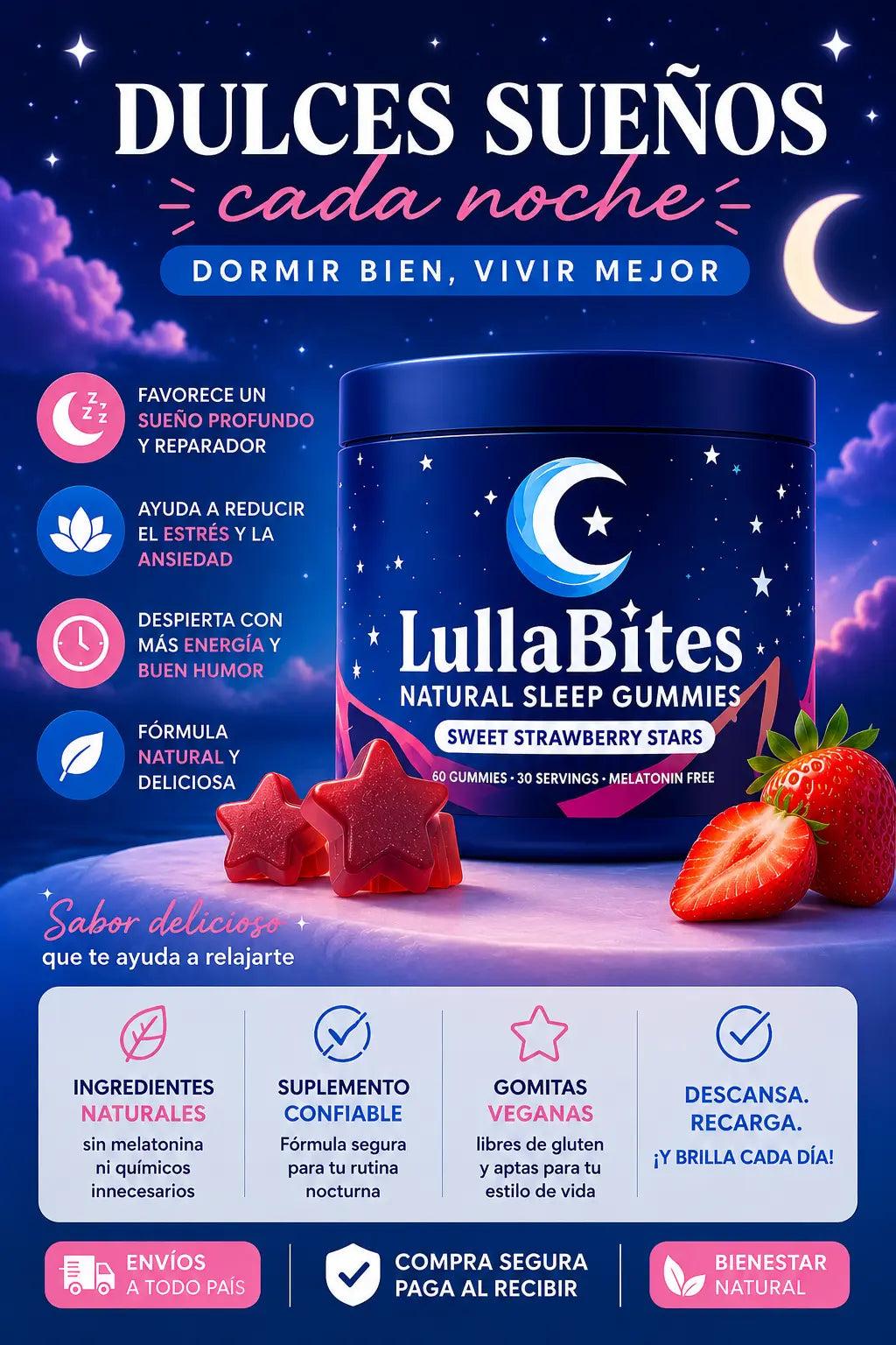 Sueño Firme | Gomitas para Dormir