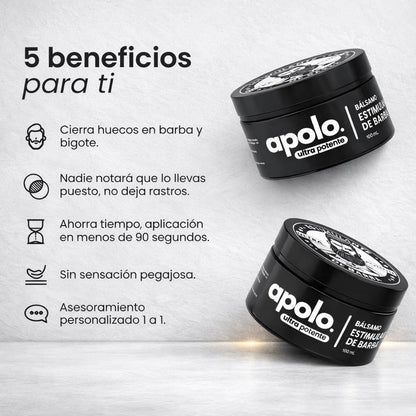 Bálsamo Apolo | Estimulante para una Barba más Llena